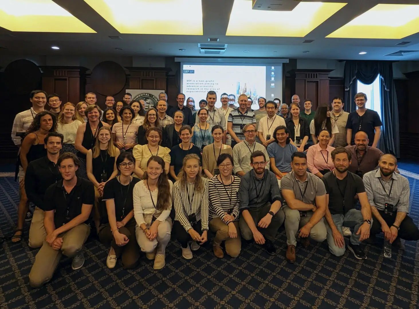 A group photo of the conference participants of the EF2023.