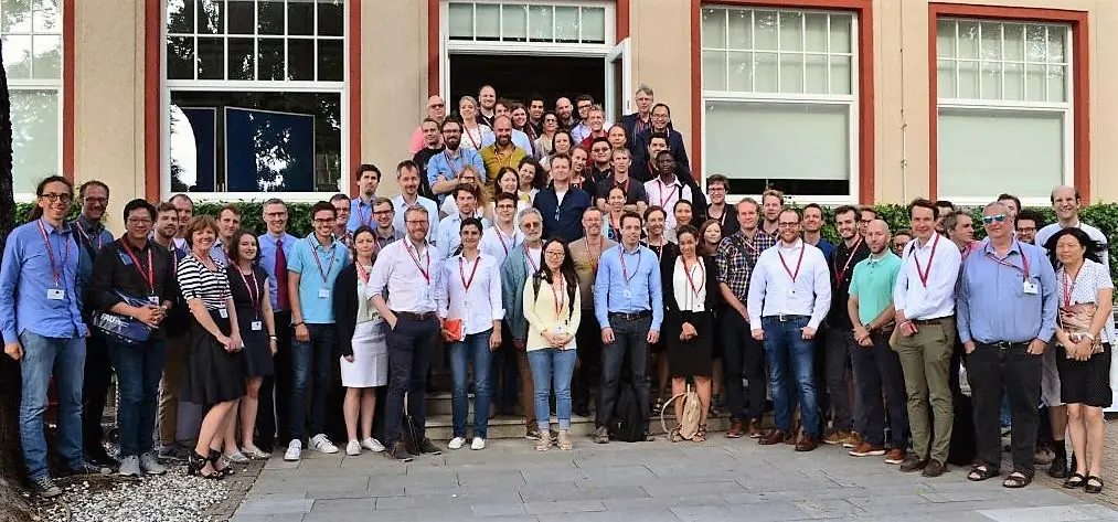 A group photo of the conference participants of the EF2018.