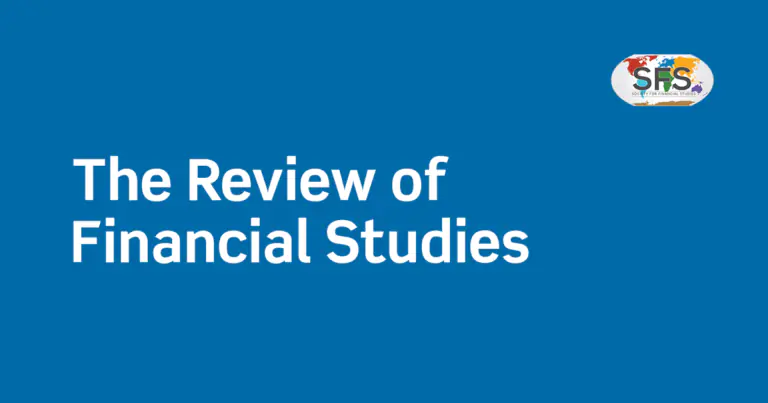 Logo of the Review of Financial Studies.