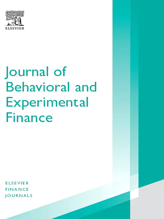 Cover image of the Journal of Behavioral and Experimental Finance